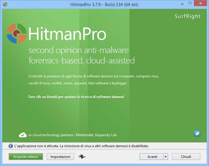 Eliminare UniDeals con HitmanPro