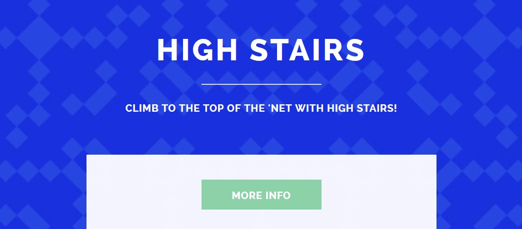 high stairs